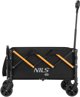 Nils Extreme NC2608 Πτυσσόμενο Τουριστικό Καρότσι Μεταφοράς 100L, Μαύρο-Πορτοκαλί