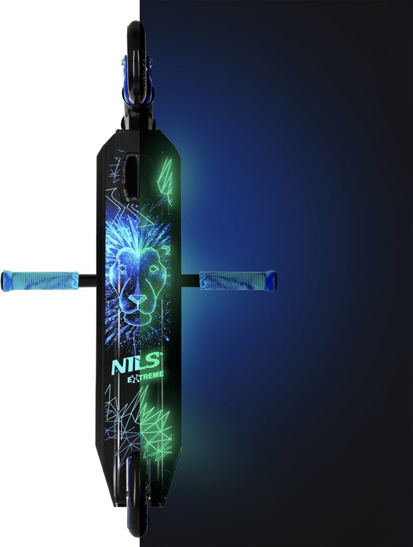 Nils Extreme HS155 HULAJNOGA FLUORESCENCYJNA LION NIEBIESKA NILS EXTREME