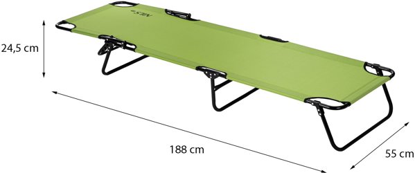 Nils Extreme NC3026 Πτυσσόμενο Κρεβάτι Κατασκήνωσης με Ρυθμιζόμενη Πλάτη Military