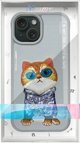 Θήκη Nimmy iPhone 15 6.1" γκρι/γκρι Γυαλιά Cool Cat