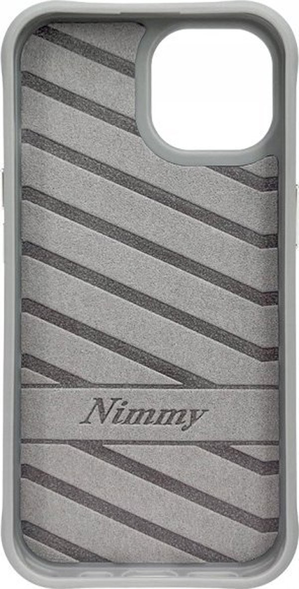 Θήκη Nimmy iPhone 15 6.1" γκρι/γκρι Γυαλιά Cool Cat