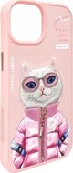 Nimmy iPhone 15 6.1" case pink Cool&Cute 2.0 Cat