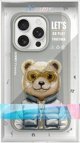 Θήκη Nimmy iPhone 15 Pro Max 6.7" γκρι Cool&Cute 2.0 Bear