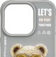 Θήκη Nimmy iPhone 15 Pro Max 6.7" γκρι Cool&Cute 2.0 Bear