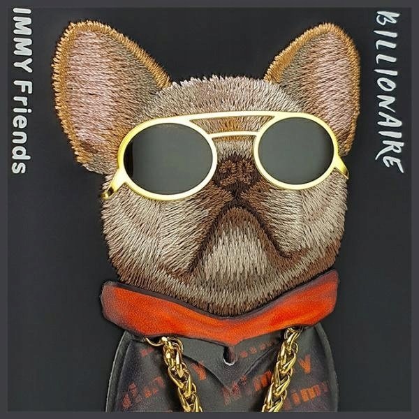 Θήκη Nimmy iPhone 15 Pro 6.1" Μαύρα Γυαλιά Cool Dog