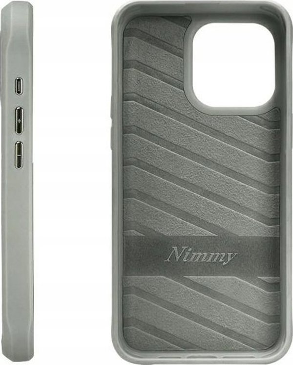 Θήκη Nimmy iPhone 15 Pro Max 6.7" γκρι/γκρι Γυαλιά Cool Cat