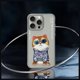 Θήκη Nimmy iPhone 15 Pro Max 6.7" γκρι/γκρι Γυαλιά Cool Cat