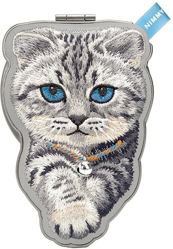 Nimmy Zawieszka magnetyczna Denim Fashion British Shorthair Cat szara