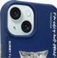 Θήκη Nimmy iPhone 15 6.1" μπλε/μπλε Γυαλιά Cool Cat