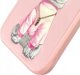 Nimmy iPhone 16 Pro 6.3" Θήκη Ροζ Γυαλιά Cool Cat