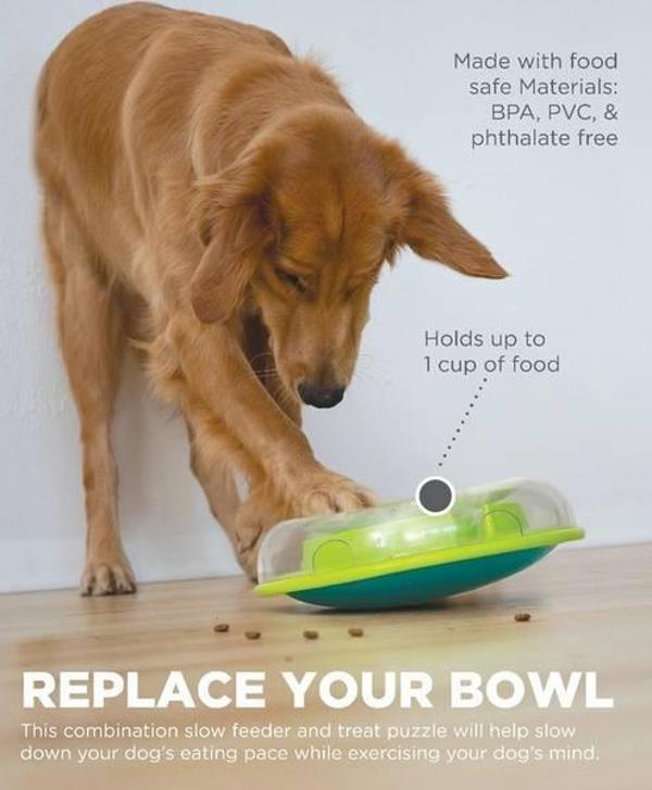 Nina Ottosson Wobble Bowl Διαδραστικό Παιχνίδι Σκύλου για Λιχουδιές, Επίπεδο 1