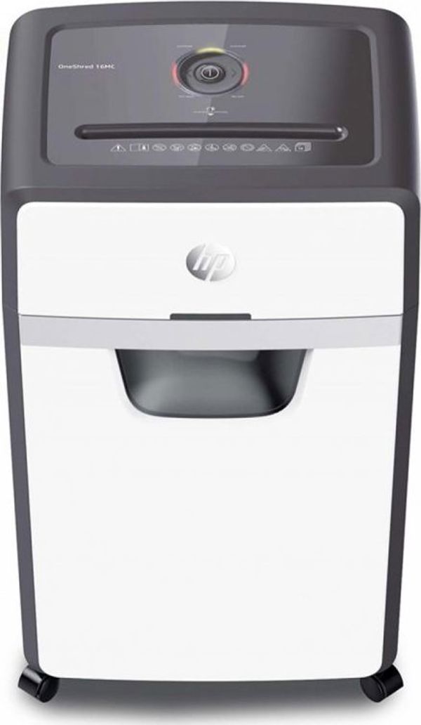 HP OneShred 16MC Καταστροφέας Εγγράφων Micro-Cut, Τεμαχισμός 16 Φύλλων, 2x15mm, 680W