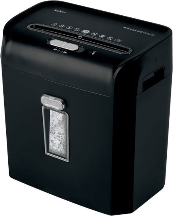 Καταστροφέας Εγγράφων Rexel Promax QS RPX612, Cross-Cut P-4, 6 Φύλλα, 12L, Τεμαχίζει Συνδετήρες & Πιστωτικές Κάρτες
