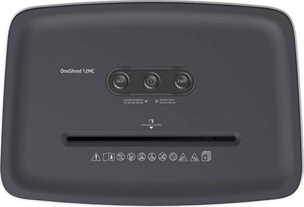 HP OneShred 12MC Καταστροφέας Εγγράφων P-5, Τεμαχισμός 12 Φύλλων, 2x15mm, Λευκό