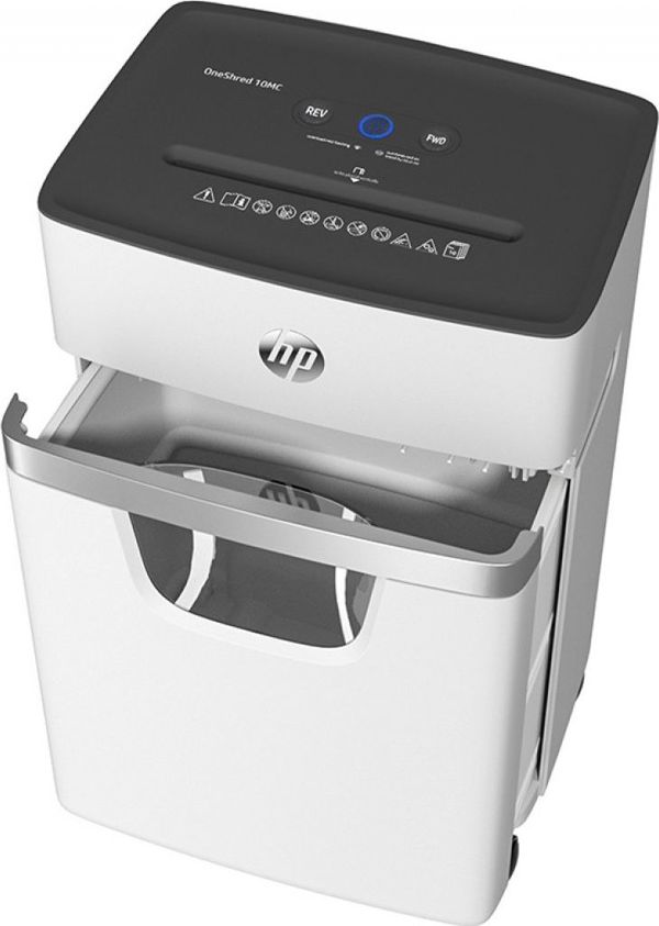 HP OneShred 10MC Καταστροφέας Εγγράφων Micro-Cut P-5, Τεμαχισμός 10 Φύλλων, 2x15mm