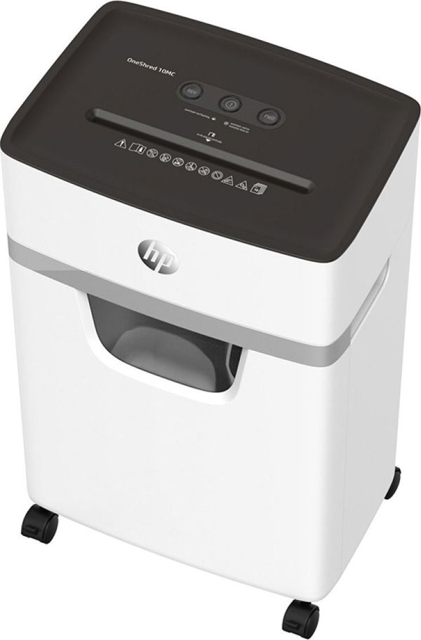 HP OneShred 10MC Καταστροφέας Εγγράφων Micro-Cut P-5, Τεμαχισμός 10 Φύλλων, 2x15mm
