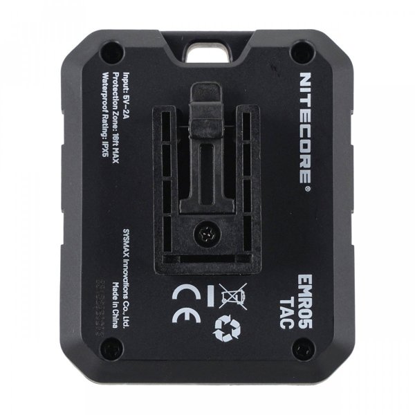 Nitecore EMR05 TAC Φορητό Απωθητικό Κουνουπιών - Μαύρο