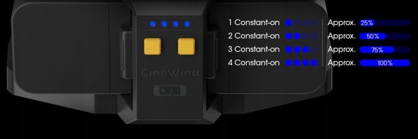Nitecore Wentylator Studyjny Dmuchawa Wiatrak do Fotografii Video VLOG Nitecore CW30