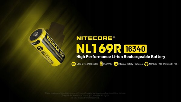 Nitecore Nitecore Akumulator NL169 USB-C