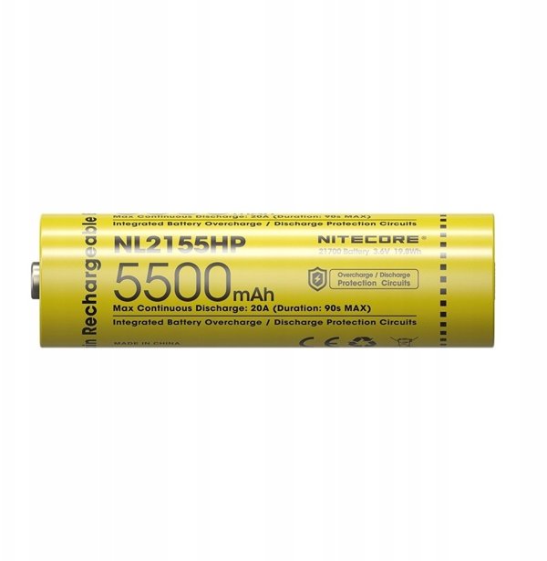 Nitecore Akumulator NL2155HP 5500mAh 21700
