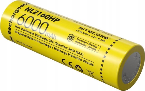 Nitecore Nitecore Akumulator 21700 6000mAh High Performance