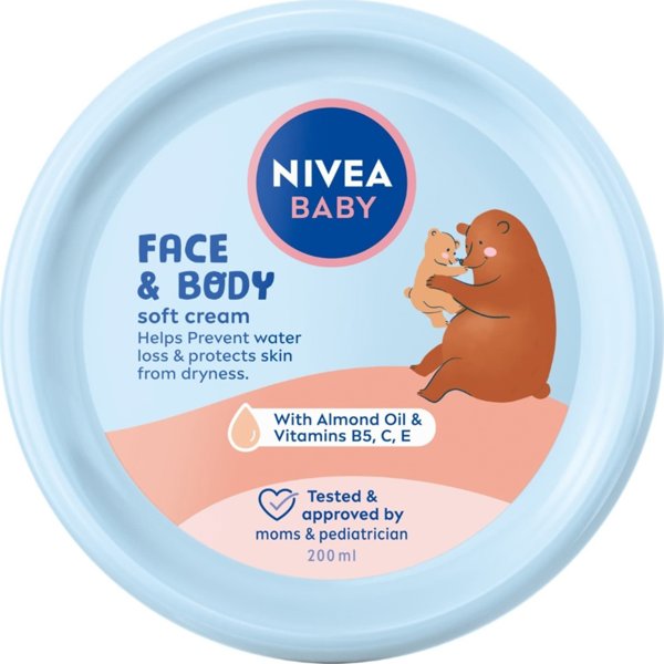 Nivea NIVEA BABY Κρέμα για το δέρμα και το σώμα 200ml 80529