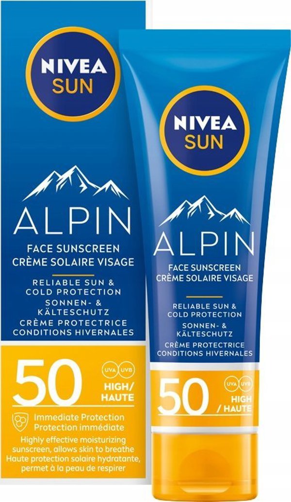 NIVEA Sun Alpin krem do twarzy z wysoka ochrona SPF50 50ml