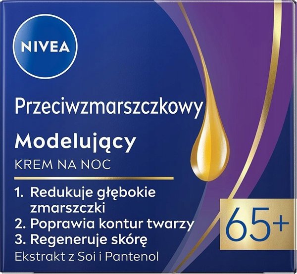 NIVEA Αντιρυτιδική και Μοντελλιστική Κρέμα Νύχτας 65+ 50 ml