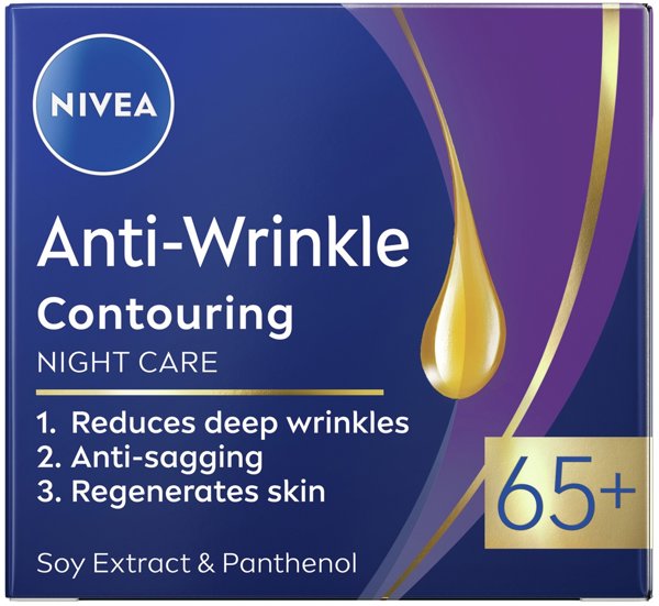 NIVEA Αντιρυτιδική και Μοντελλιστική Κρέμα Νύχτας 65+ 50 ml