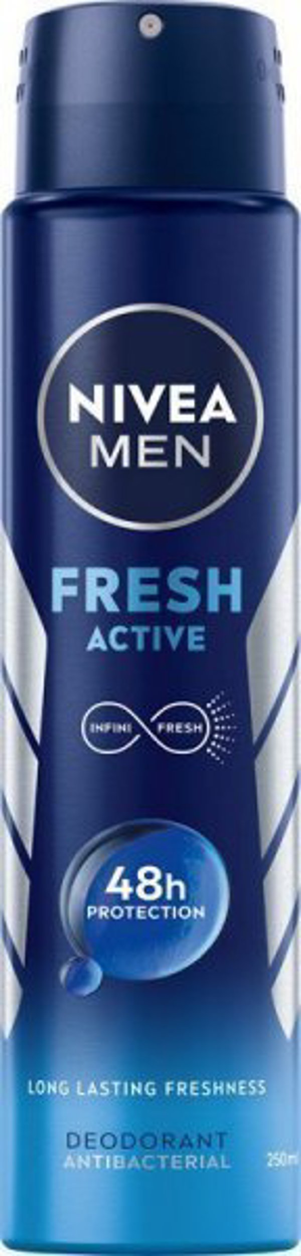 Nivea Men Αποσμητικό Σπρέι Fresh Active, Ανδρικό, 250ml