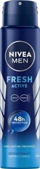 Nivea Men Αποσμητικό Σπρέι Fresh Active, Ανδρικό, 250ml