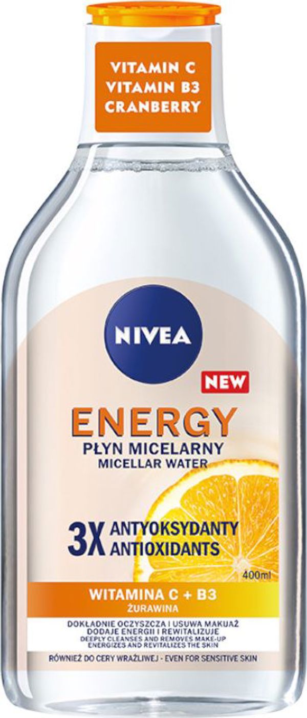 Nivea Energy μικκυλιακό νερό με 3 αντιοξειδωτικά 400ml