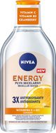 Nivea Energy μικκυλιακό νερό με 3 αντιοξειδωτικά 400ml