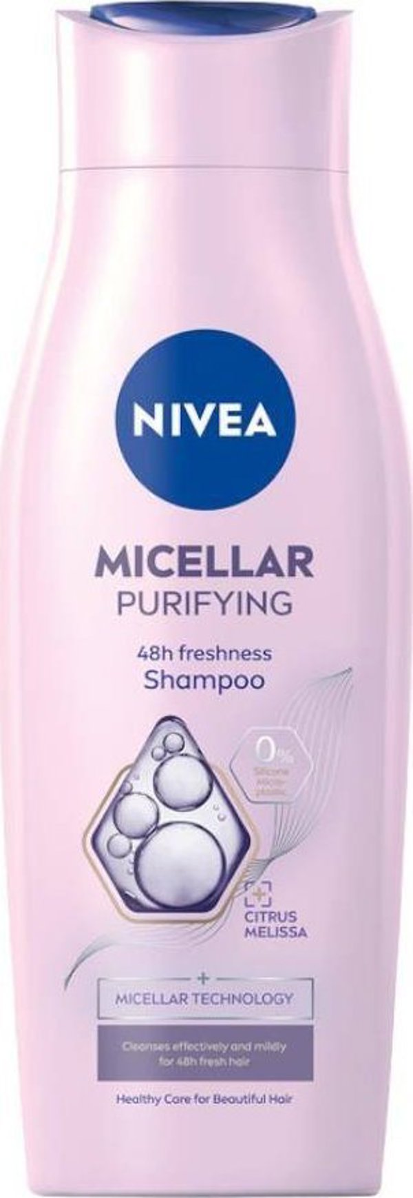 Nivea Nivea Micellar Purifying σαμπουάν με μικκυλιακή τεχνολογία αναζωογονητικά μαλλιά 400ml 13440784 9005800368894