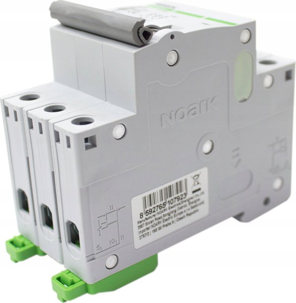 Noark Διακόπτης υπερεντάσεων 110748 6kA ΤΥΠΟΣ B 20A 3-BIEG EX9B40J 3P B20