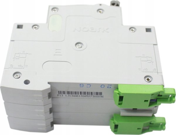 Noark Διακόπτης υπερεντάσεων 110748 6kA ΤΥΠΟΣ B 20A 3-BIEG EX9B40J 3P B20
