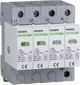 Noark Ogr. przep., typ II, 275 V AC, 20 kA, wymienna wkladka, 4-bieg. Ex9UE2 20 4P 275