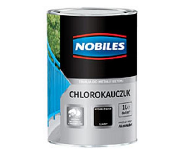 Nobiles Emalia chlorokauczukowa do metalu i betonu zolta sygnalowa 1L