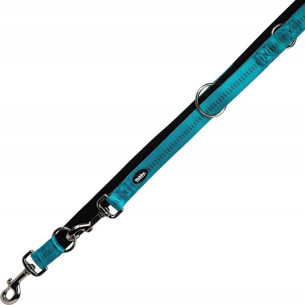 Nobby Soft Grip Οδηγός Σκύλου Reg Leash M-L, Νάιλον, Τυρκουάζ, 20mm/200cm