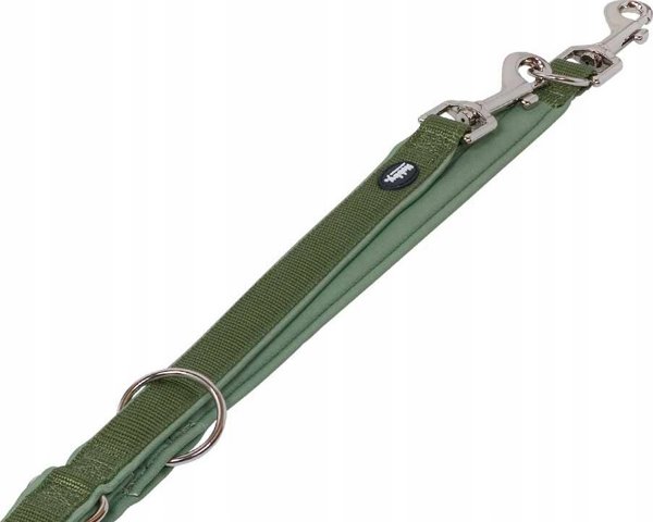 Nobby Classic Preno Ρυθμιζόμενο Λουρί Σκύλου, Olive Green, Μέγεθος XS-S, 200cm x 15/20mm