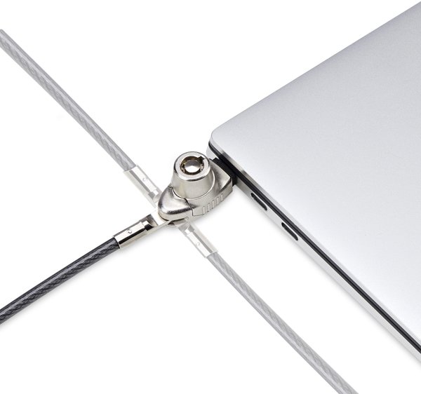 StarTech Κλειδαριά Ασφαλείας Noble Wedge για Laptop, 1.5m, Ασημί
