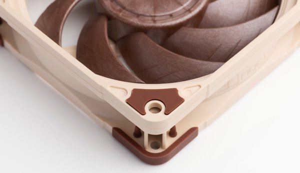 Noctua NA-IS1-12 Sx2 Σετ Πλαισίων Spacer για Ανεμιστήρες 120mm, Καφέ, 2 Τεμάχια