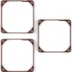 Noctua NA-SAVG2 Αντικραδασμικές Φλάντζες για Ανεμιστήρες 140mm, Καφέ, 3 Τεμάχια