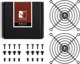 Noctua Noctua NA-FG1-9 Sx2 Lüftergitter 92 mm - schwarz