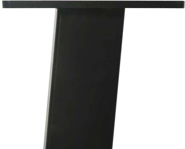 Nogi do stolika kawowego, 4 szt., czarne, 72 cm, stal