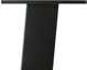 Nogi do stolika kawowego, 4 szt., czarne, 72 cm, stal