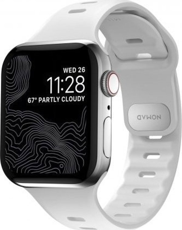 Nomad NOMAD Sport Strap Slim Waterproof 49mm / 45mm / 44mm | White