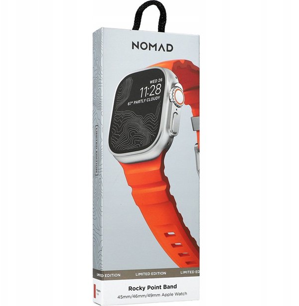 Nomad Rocky Point Band, φυσικό/μάγμα - AW 49/45/44/42mm