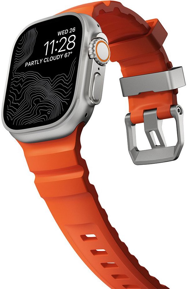 Nomad Rocky Point Band, φυσικό/μάγμα - AW 49/45/44/42mm