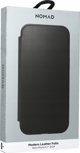 Nomad Modern Leather Folio Θήκη για iPhone 16 Plus - Μαύρο